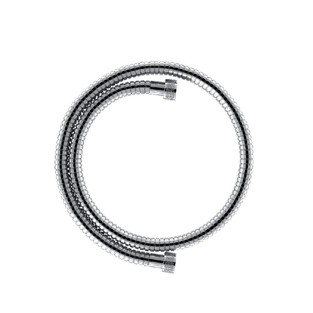 DS-7185 60 cm stainless steel, double lock chrome shower hose