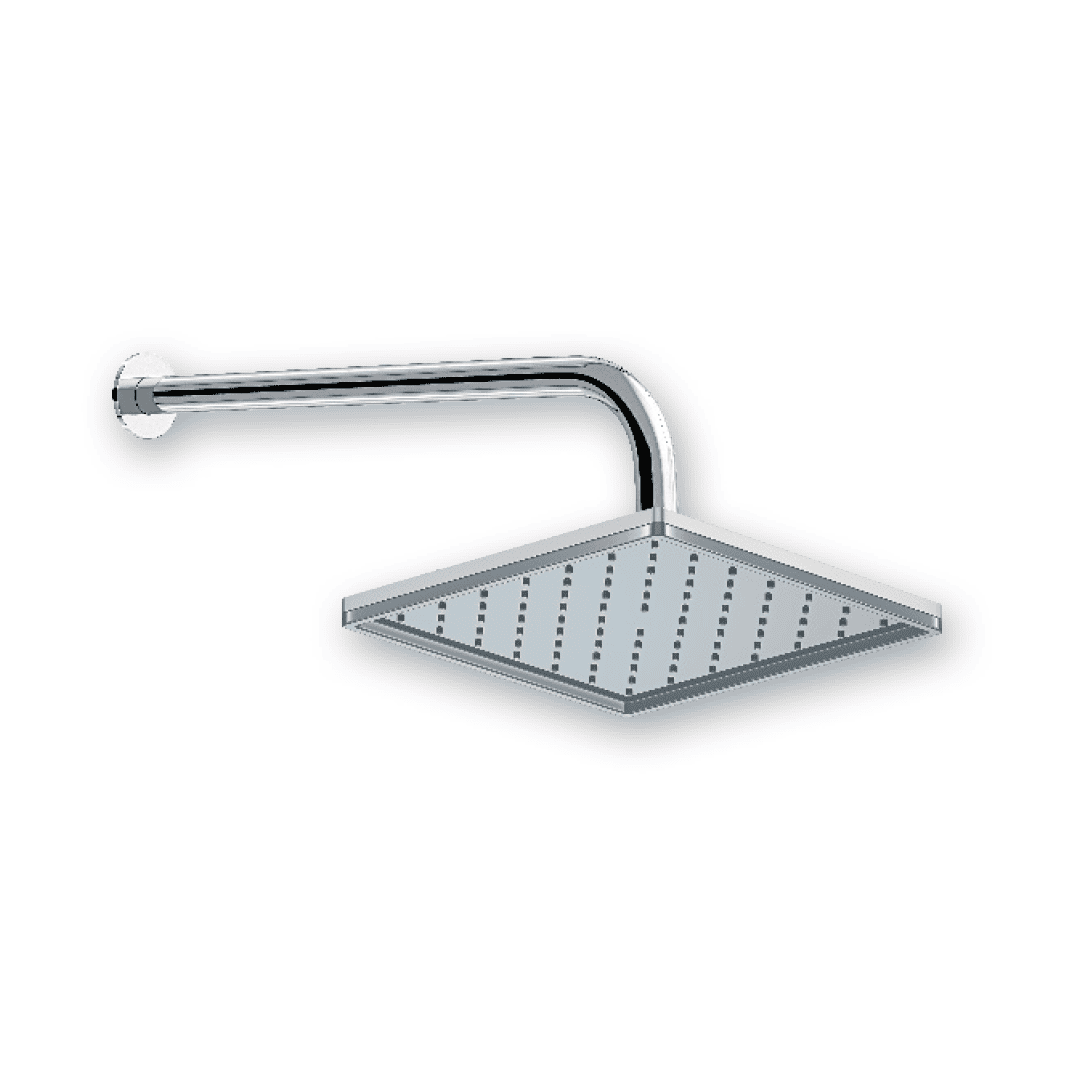 DS-4610 PERLA STEEL LAVA SHOWER HEAD SET