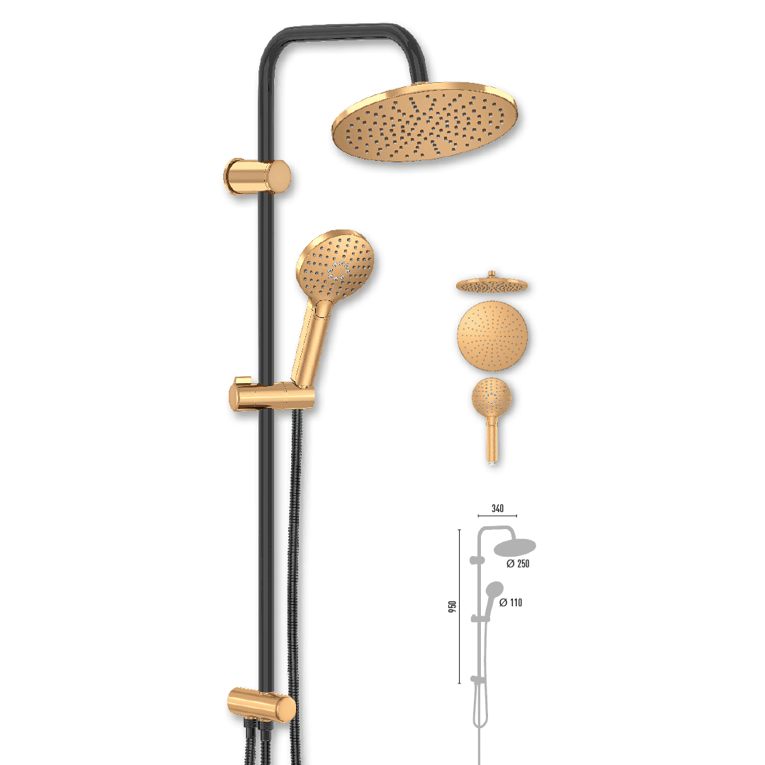 NOVEL ROSA MAT GOLD DS-1830